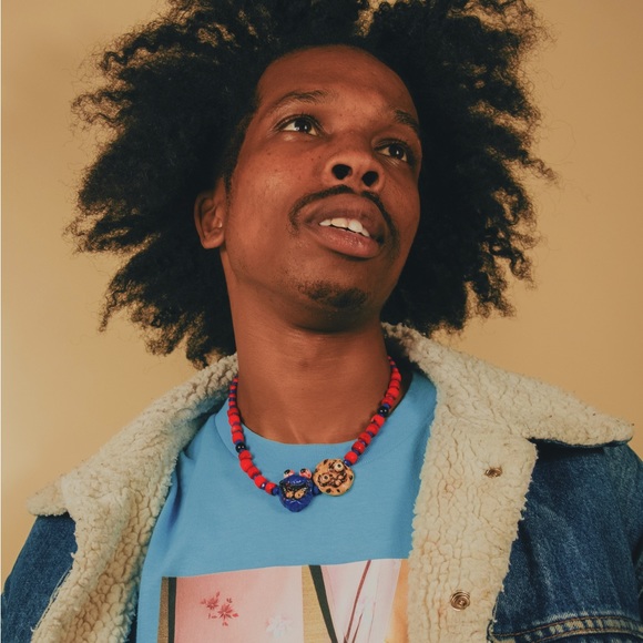 HANDMADE POLYMER CLAY COOKIE MONSTER NECKLACE - Picture 6 of 6